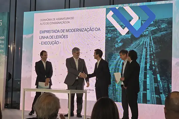 FCC Construcción Portugal and Convensa sign agreement to begin modernisation of Leixões railway line
