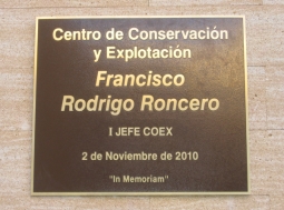 El centro de conservación del sector Cáceres 4 recibe el nombre de Francisco Rodrigo Roncero