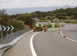 Inicio del contrato de conservación de carreteras del Ministerio de Fomento en la provincia de Badajoz