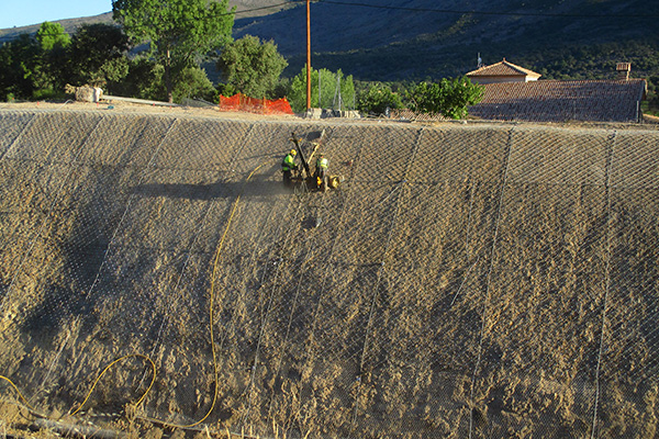 Emergency works executed by MATINSA in a JV, on state road N-110 Province of Cáceres, finalized