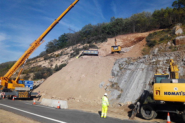Emergency works in Baños de Montemayor (Cáceres) carried to total completion