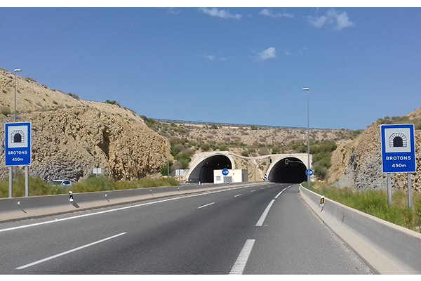 Matinsa inicia los trabajos de conservación de la autopista AP-7 de circunvalación de Alicante