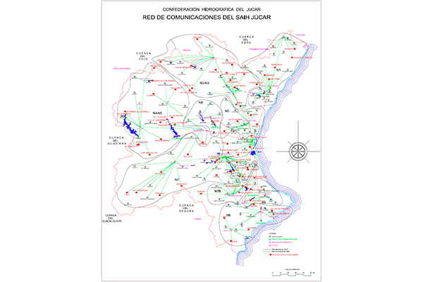 Matinsa is the successful bidder of the contract for optimization and exploitation of SAIH and ROEA networks for Jucar River Basin Authority