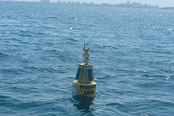Matinsa installs a buoy for automatic monitoring of the Mar Menor (Murcia)